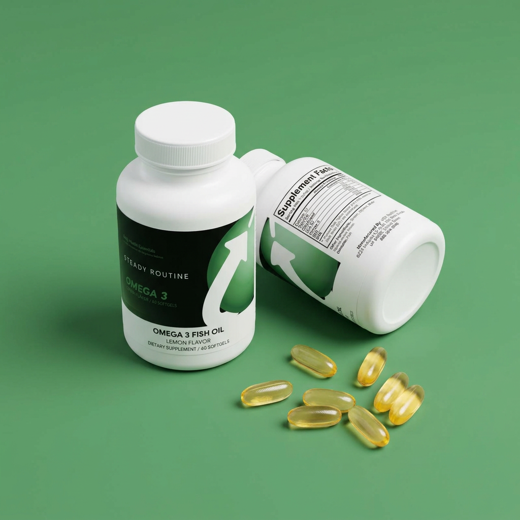 Omega 3 Fish Oil – Heart & Recovery Support (60 Softgels)