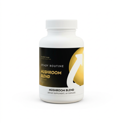 Mushroom Blend – Energy & Cognitive Support (60 Capsules)
