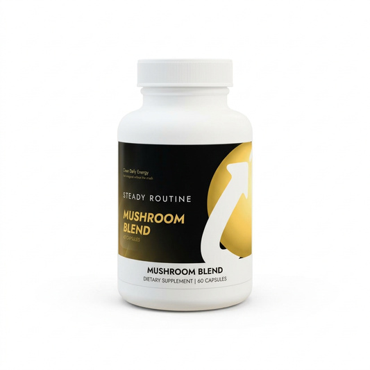 Mushroom Blend – Energy & Cognitive Support (60 Capsules)