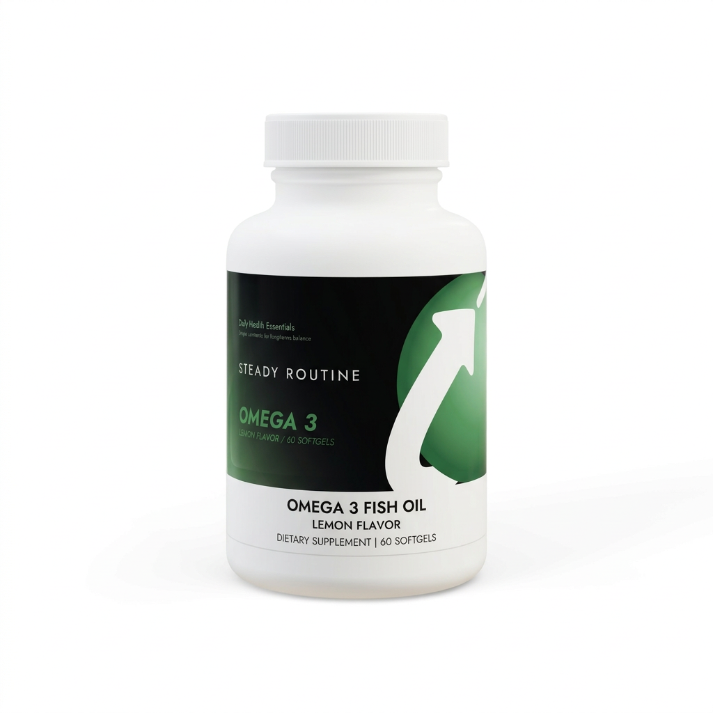Omega 3 Fish Oil – Heart & Recovery Support (60 Softgels)