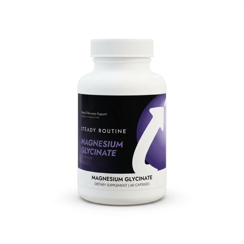 Magnesium Glycinate – Muscle & Recovery Support (60 Capsules)