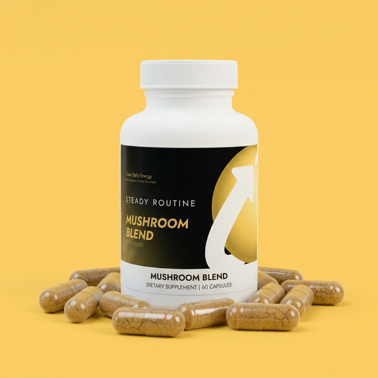 Mushroom Blend – Energy & Cognitive Support (60 Capsules)